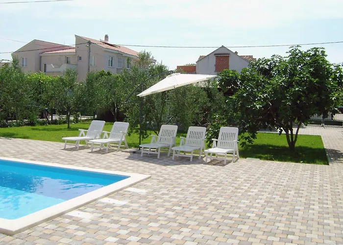 Family-friendly With Swimming Pool Biograd Na Moru, Biograd - 8370 Апартаменты Биоград-на-Мору